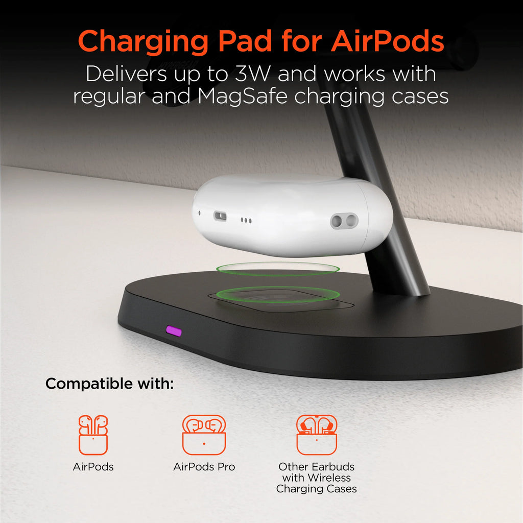 Elevate Your Charging Experience with the HyperGear MaxCharge Pro 3-in-1 MagSafe Charging Stand