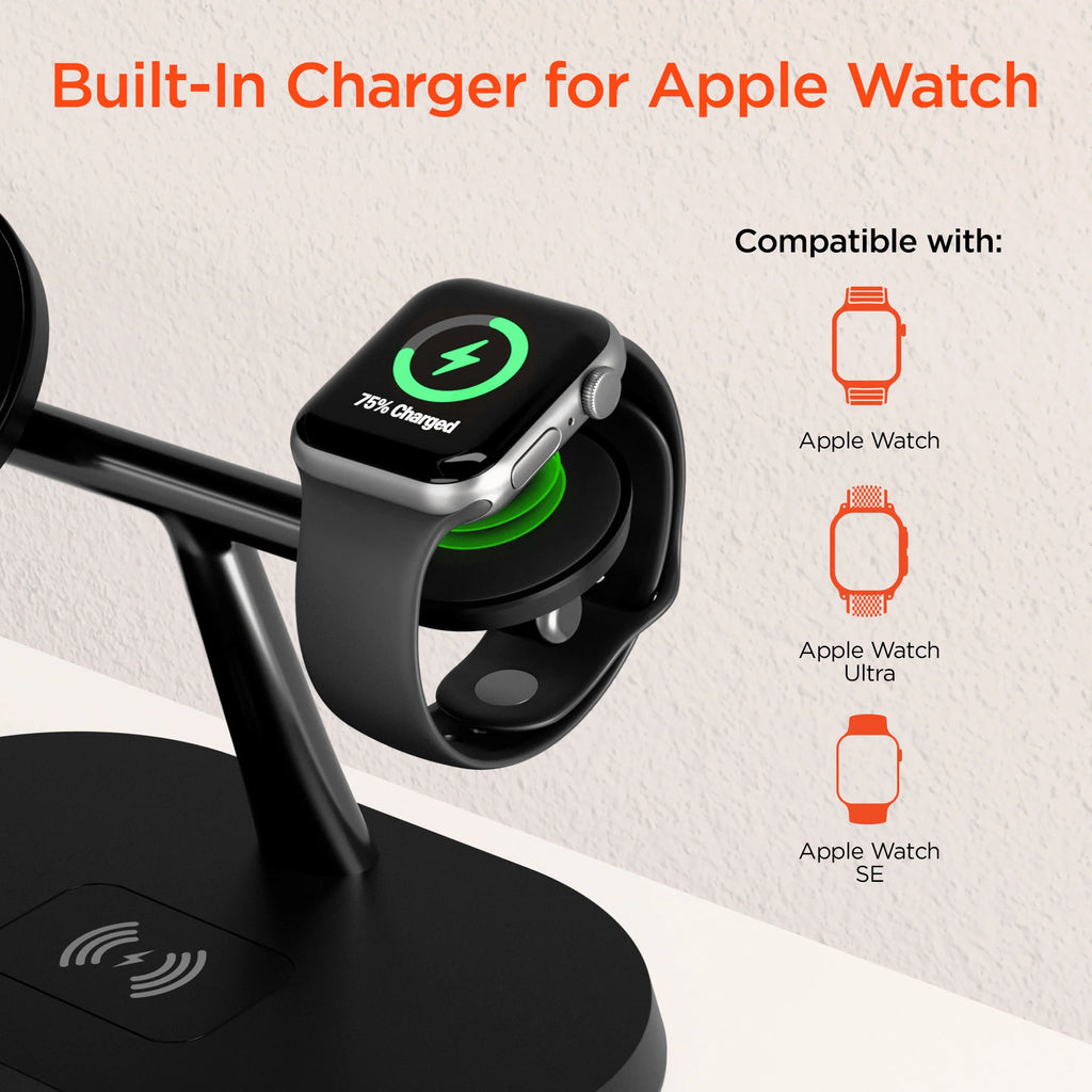 Elevate Your Charging Experience with the HyperGear MaxCharge Pro 3-in-1 MagSafe Charging Stand
