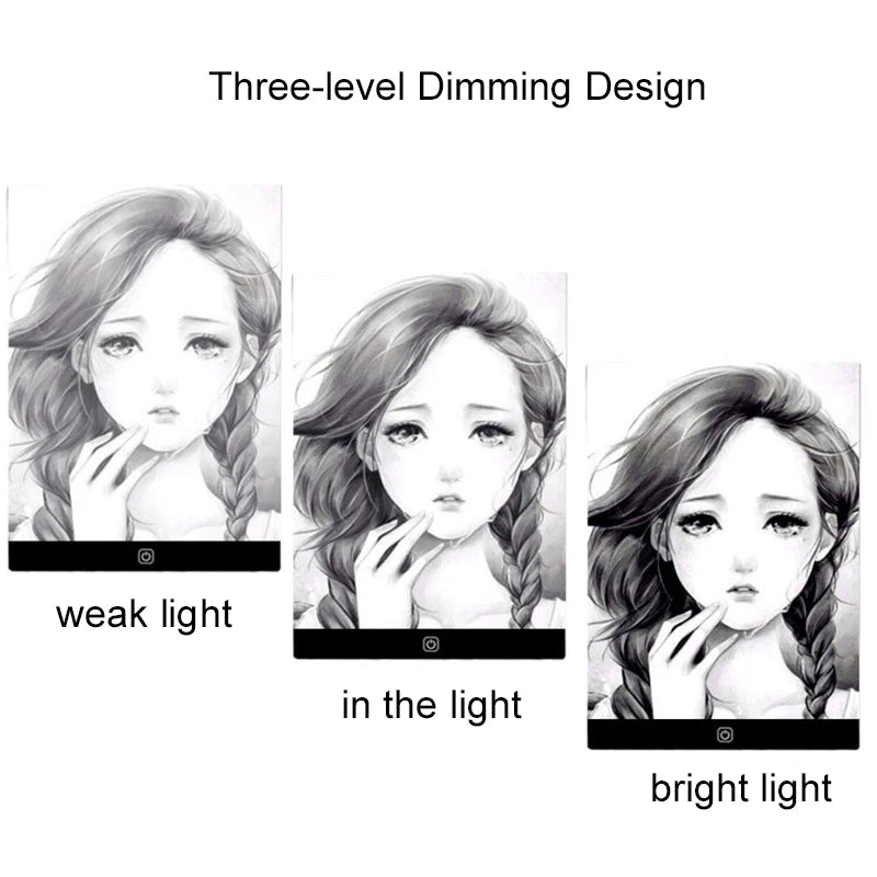 Illuminate Your Creativity with the 3-Level Dimmable LED Drawing Copy Pad - Perfect for Young Artists!