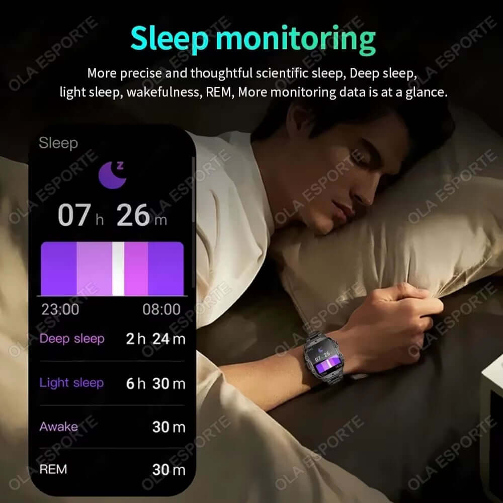 Elevate Your Fitness Game with the Original Men Smartwatch - Bluetooth Calling, Fitness Tracking, and IP68 Waterproof Design for Android & iOS - 2025 Edition