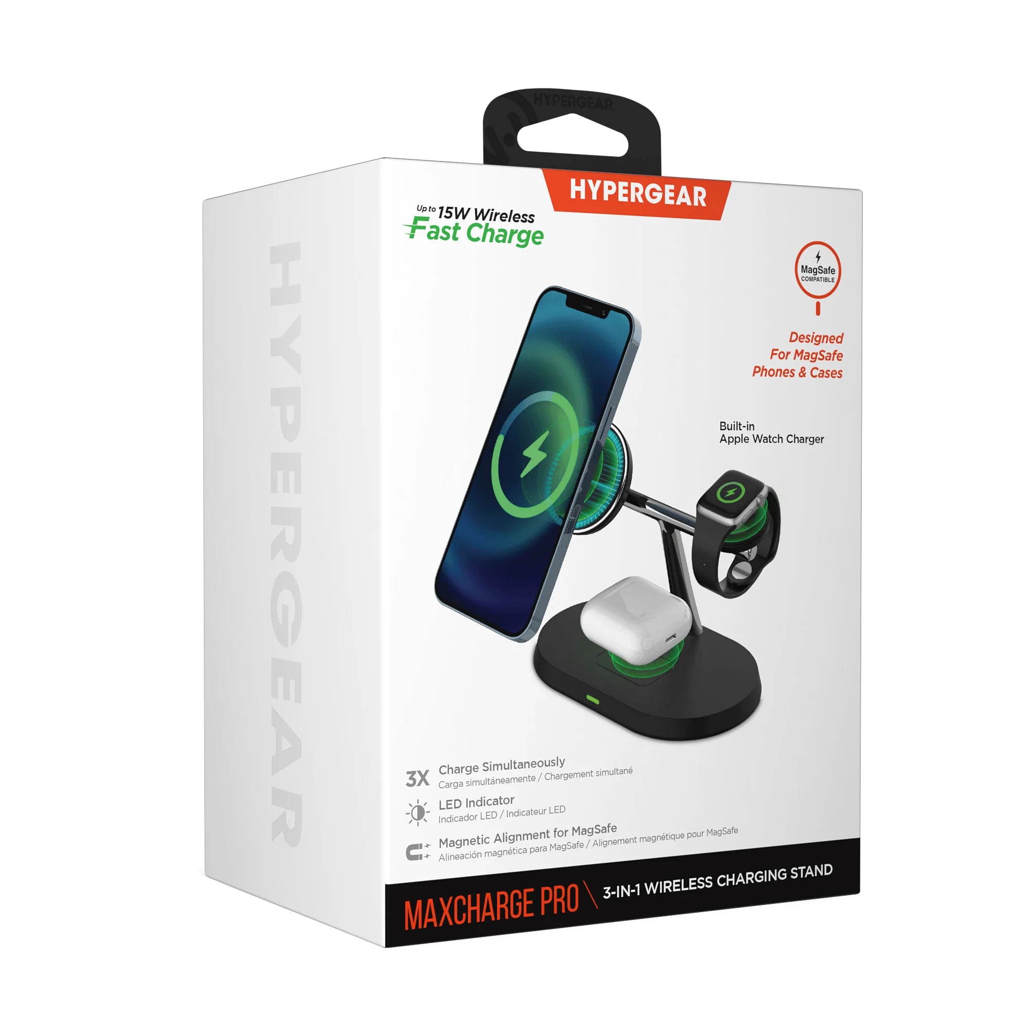 Elevate Your Charging Experience with the HyperGear MaxCharge Pro 3-in-1 MagSafe Charging Stand